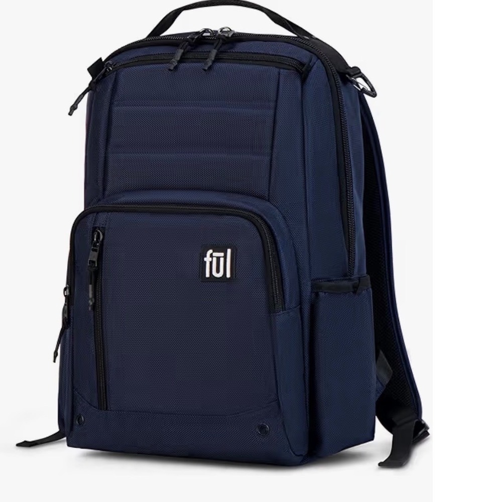 FUL Tactics Phantom Backpack OS Navy Blue Laptop Sleeve Tech Travel FLMB0061-410